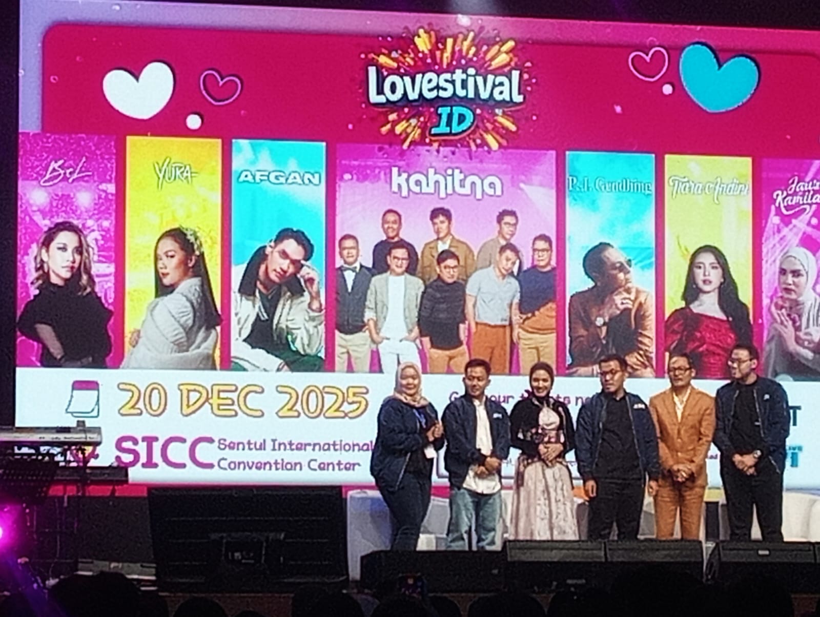 “Nant Showcase Experience” Jadi Ajang Pembuka Konser Penuh Cinta “Lovestival ID 2025” di SICC