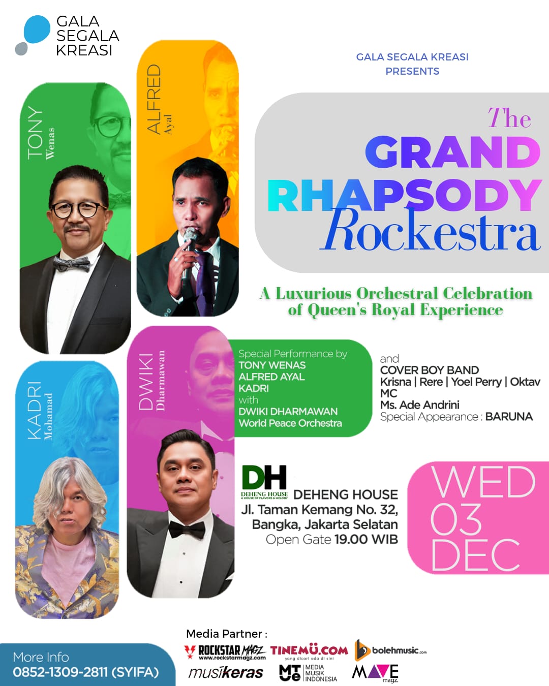 “The Grand Rhapsody Rockestra” Siap Menghadirkan Petunjukan Lagu-lagu Legendaris Queen dalam Balutan Orkestra yang Megah
